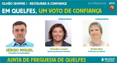 Em Quelfes, Um Voto de Confiança.